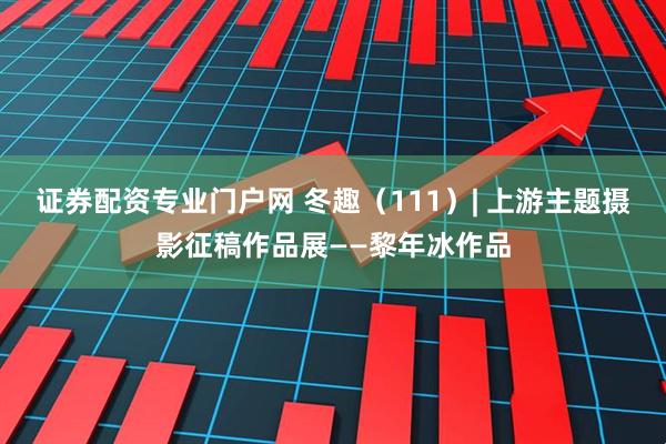 证券配资专业门户网 冬趣（111）| 上游主题摄影征稿作品展——黎年冰作品