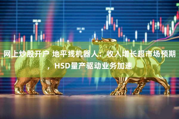 网上炒股开户 地平线机器人：收入增长超市场预期，HSD量产驱动业务加速